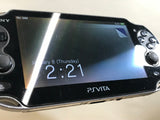 PS Vita PCH-1000 CRYSTAL BLACK Console Japan - With Defects GE1847
