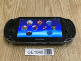 PS Vita PCH-1000 CRYSTAL BLACK Console Japan - With Defects GE1848