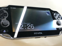 PS Vita PCH-1000 CRYSTAL BLACK Console Japan - With Defects GE1848