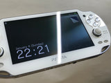 PS Vita PCH-1000 CRYSTAL WHITE Console Japan - Tested Working GE1854