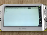 PS Vita PCH-2000 LIME GREEN & WHITE Console Japan - With Defects GE1858