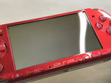 PSP-3000 RADIANT RED Console Japan - With Defects GE1939