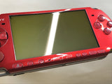PSP-3000 RADIANT RED Console Japan - With Defects GE1942
