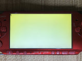 PSP-3000 RADIANT RED Console Japan - With Defects GE1942