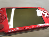 PSP-3000 RADIANT RED Console Japan - With Defects GE1942