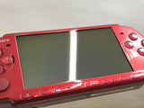 PSP-3000 RADIANT RED Console Japan - With Defects GE1943