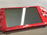 PSP-3000 RADIANT RED Console Japan - With Defects GE1944