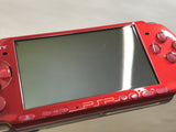 PSP-3000 RADIANT RED Console Japan - With Defects GE1944