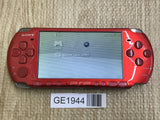 PSP-3000 RADIANT RED Console Japan - With Defects GE1944