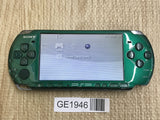 PSP-3000 SPIRITED GREEN Console Japan - With Defects GE1946