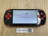 PSP-3000 BLACK & RED Console Japan - With Defects GE1949