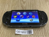 PS Vita PCH-1000 CRYSTAL BLACK Console Japan - With Defects GE1952