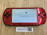 PSP-3000 RED & BLACK Console Japan - With Defects GE2070 - Photo 1