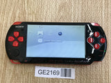 PSP-3000 BLACK & RED Console Japan - With Defects GE2169 - Photo 1