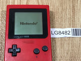 GameBoy Pocket Red Console Nintendo Japan - Tested Working LG8482