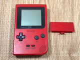 GameBoy Pocket Red Console Nintendo Japan - Tested Working LG8482