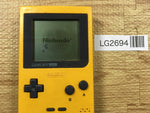 LG2694 Plz Read Item Condi GameBoy Pocket Yellow Game Boy Console Japan