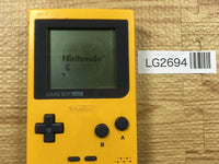 LG2694 Plz Read Item Condi GameBoy Pocket Yellow Game Boy Console Japan