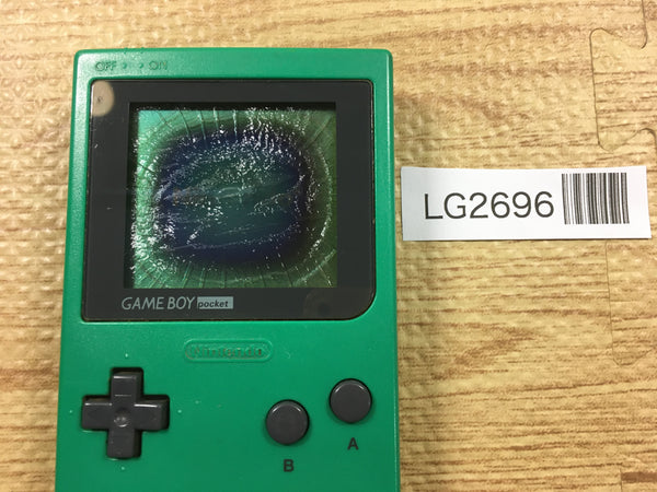 LG2696 Plz Read Item Condi GameBoy Pocket Green Game Boy Console Japan