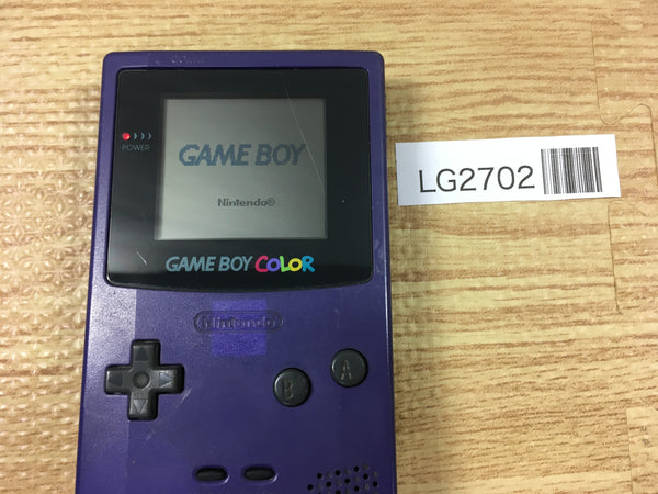 LG2702 Plz Read Item Condi GameBoy Color Purple Game Boy Console Japan