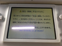 LG2759 Plz Read Item Condi Nintendo DS Lite Crystal White Console Japan
