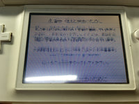 LG2761 Plz Read Item Condi Nintendo DS Lite Crystal White Console Japan