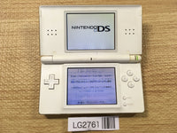 LG2761 Plz Read Item Condi Nintendo DS Lite Crystal White Console Japan