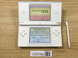LG2763 Plz Read Item Condi Nintendo DS Lite Crystal White Console Japan