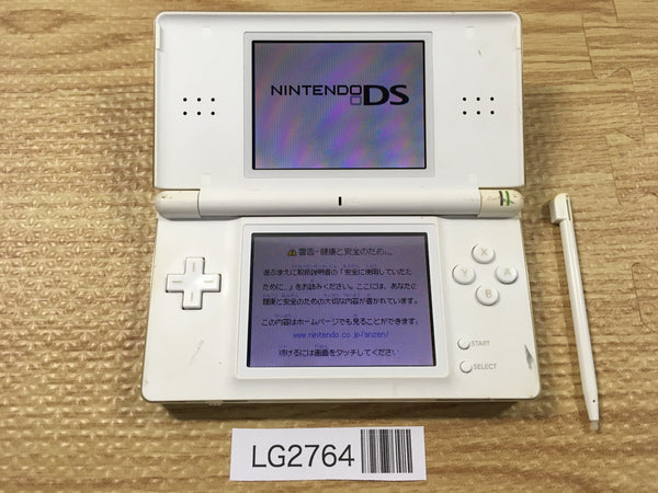 LG2764 Plz Read Item Condi Nintendo DS Lite Crystal White Console Japan