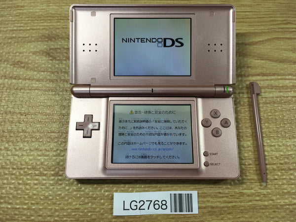 LG2768 Plz Read Item Condi Nintendo DS Lite Metallic Rose Console Japan