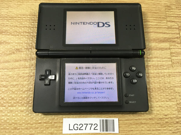 LG2772 Plz Read Item Condi Nintendo DS Lite Jet Black Console Japan