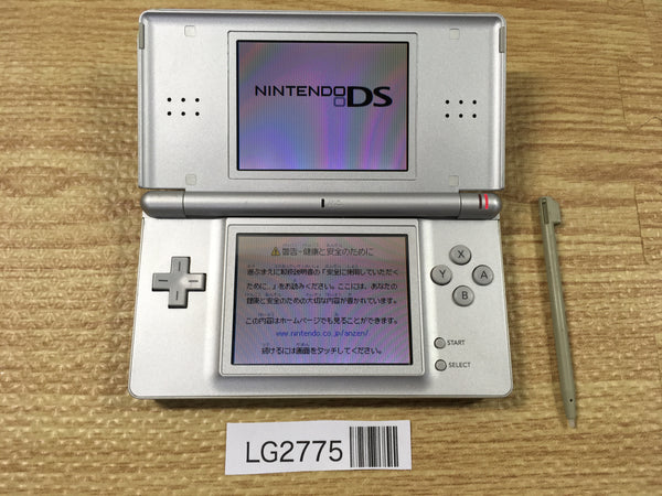 LG2775 Plz Read Item Condi Nintendo DS Lite Gross Silver Console Japan