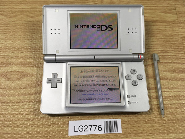 LG2776 Plz Read Item Condi Nintendo DS Lite Gross Silver Console Japan