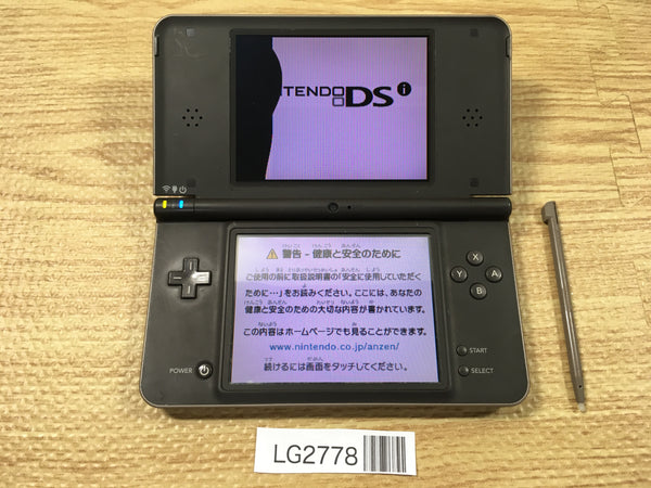 LG2778 Plz Read Item Condi Nintendo DSi LL XL DS Dark Brown Console Japan
