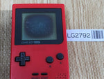 LG2792 Plz Read Item Condi GameBoy Pocket Red Game Boy Console Japan