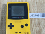 LG2799 Plz Read Item Condi GameBoy Color Yellow Game Boy Console Japan