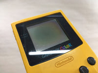 LG2803 Plz Read Item Condi GameBoy Color Yellow Game Boy Console Japan