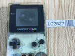 LG2827 Plz Read Item Condi GameBoy Color Clear Game Boy Console Japan