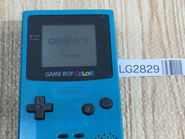 LG2829 Plz Read Item Condi GameBoy Color Blue Game Boy Console Japan