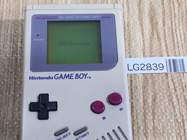LG2839 Plz Read Item Condi GameBoy Original DMG-01 Game Boy Console Japan