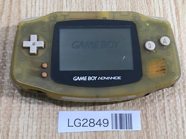 LG2849 Plz Read Item Condi GameBoy Advance Milky Blue Game Boy Console Japan