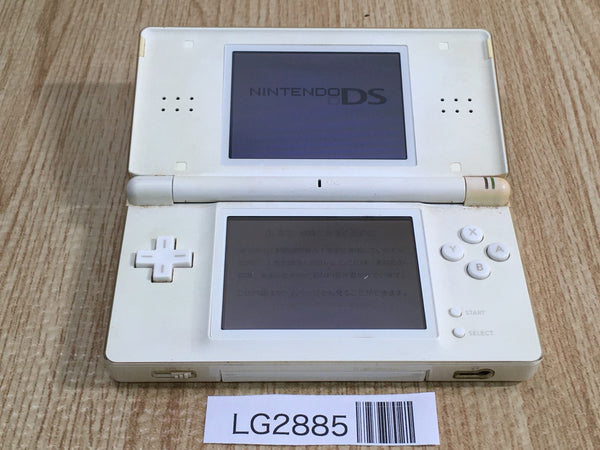 LG2885 Plz Read Item Condi Nintendo DS Lite Crystal White Console Japan