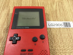 LG2906 Plz Read Item Condi GameBoy Pocket Red Game Boy Console Japan