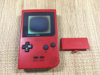 LG2907 Plz Read Item Condi GameBoy Pocket Red Game Boy Console Japan