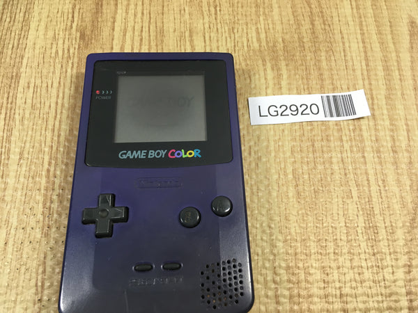 LG2920 Plz Read Item Condi GameBoy Color Purple Game Boy Console Japan