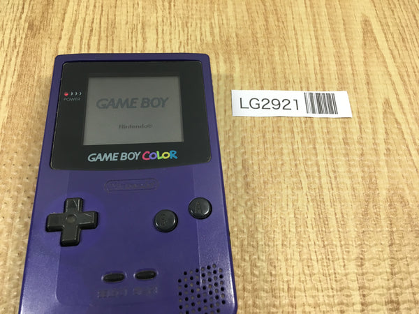 LG2921 Plz Read Item Condi GameBoy Color Purple Game Boy Console Japan