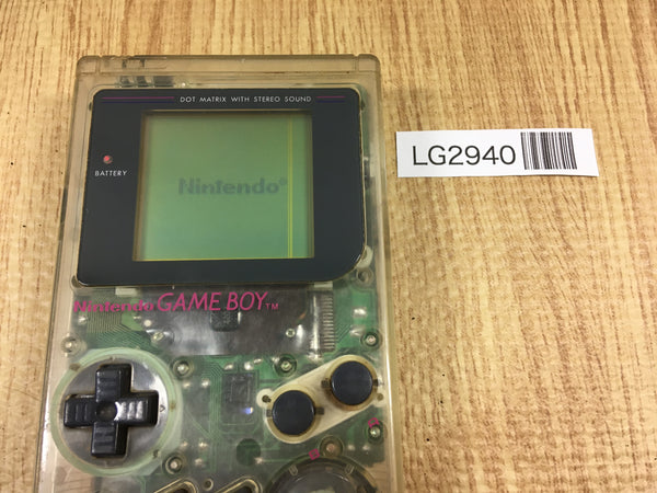 LG2940 Plz Read Item Condi GameBoy Bros. Skeleton Game Boy Console Japan