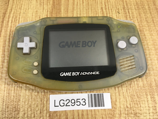 LG2953 Plz Read Item Condi GameBoy Advance Milky Blue Game Boy Console Japan