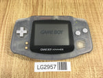 LG2957 Plz Read Item Condi GameBoy Advance Milky Blue Game Boy Console Japan