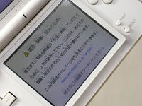 LG2985 Plz Read Item Condi Nintendo DS Lite Crystal White Console Japan